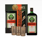 Jägermeister +3 Shot Cups 100cl Vol 35%