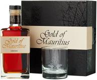 Gold Of Mauritius Dark Rum +Verre 70cl Vol 40%